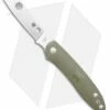 Spyderco Roadie Slip Joint Knife Olive Green FRN (2.1" Satin) C189PGR