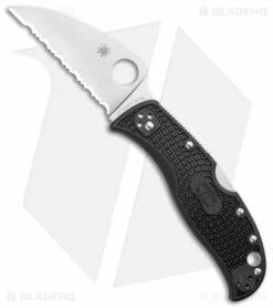 Spyderco RockJumper Lockback Knife FRN (2.83" Satin Serr VG-10) C254SBK