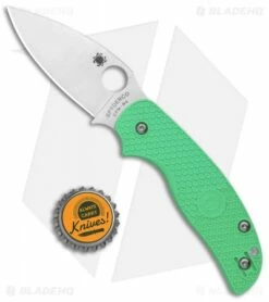 Spyderco Sage 5 Lightweight Compression Lock Knife Mint FRN (3" Satin M4) BHQ -Kershaw Sales Shop Spyderco Sage 5 Lightweight Compression Lock Mint FRN Satin C123PGRM4 BHQ 137711 jr bottlecap
