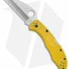 Spyderco Salt 2 Wharncliffe Knife Yellow FRN (2.89" Satin) C88PWCYL2
