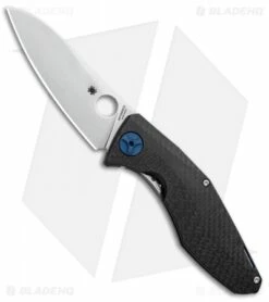 Spyderco Sinkevich Drunken Frame Lock Knife Carbon Fiber (3.38" Stonewash)