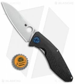 Spyderco Sinkevich Drunken Frame Lock Knife Carbon Fiber (3.38" Stonewash) -Kershaw Sales Shop Spyderco Sinkevich Drunken FL CF SW C235CFTIP BHQ 85403 jr bottlecap