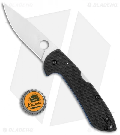 Spyderco Siren Lockback Knife Black G-10 (3.6" Satin) C247GP 4 Spyderco Siren Lockback Knife Black G-10 (3.6" Satin) C247GP - Image 4