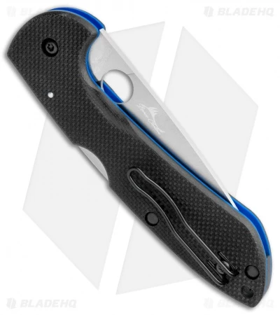 Spyderco Siren Lockback Knife Black G-10 (3.6" Satin) C247GP 3 Spyderco Siren Lockback Knife Black G-10 (3.6" Satin) C247GP - Image 3