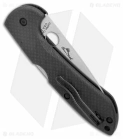 Spyderco Siren Lockback Knife Sprint Run Carbon Fiber (3.6" Satin S90V) C247CFP -Kershaw Sales Shop Spyderco Siren LB Knife Sprint Run CF Satin BHQ 175391 jr side