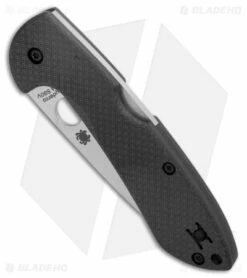 Spyderco Siren Lockback Knife Sprint Run Carbon Fiber (3.6" Satin S90V) C247CFP -Kershaw Sales Shop Spyderco Siren LB Knife Sprint Run CF Satin BHQ 175391 jr spine