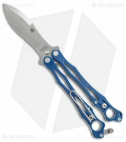 Spyderco SmallFly Blue G10 Butterfly Knife Balisong Flipper B02GPBL *Collection*