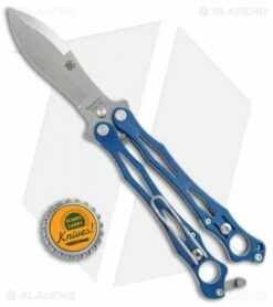 Spyderco SmallFly Blue G10 Butterfly Knife Balisong Flipper B02GPBL *Collection* -Kershaw Sales Shop Spyderco Smallfly blue G10 butterfly knife balisong flipper B02GPBL BHQ 8984 er size