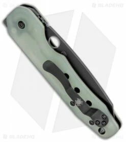 Spyderco M4 Smock Compression Lock Exclusive Knife Natural G-10 (3.5" Black) 6 Spyderco M4 Smock Compression Lock Exclusive Knife Natural G-10 (3.5" Black) -Kershaw Sales Shop Spyderco Smock Compression Lock Exclusive Knife Natural G 10 Black C240GM4PBK BHQ 126451 jr side