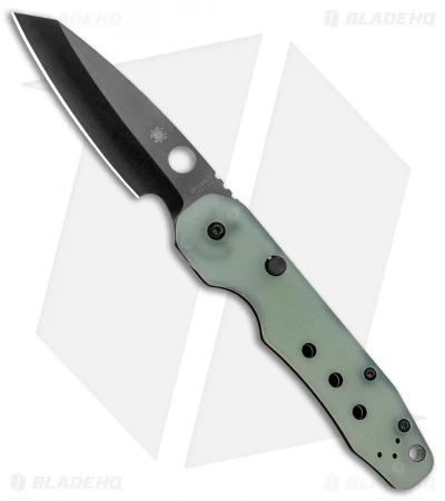 Spyderco M4 Smock Compression Lock Exclusive Knife Natural G-10 (3.5" Black) 1 Spyderco M4 Smock Compression Lock Exclusive Knife Natural G-10 (3.5" Black)