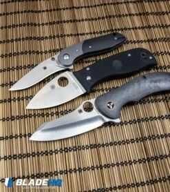 Spyderco Lil' Temperance 3 Compression Lock Knife Black G10 (2.9" Satin) C69GP3 -Kershaw Sales Shop Spyderco Southard Hanan Compression Lock Knife G 10 Stonewash C227GP BHQ 67332 kp mat web