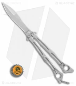 Spyderco SpyderFly Butterfly Bali Flipper 440C Knife (4.125" Satin) *Collection* -Kershaw Sales Shop Spyderco Spyderfly satin collection BHQ 34060 er bottlecap