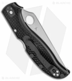 Spyderco Stretch 2 XL Lockback Knife Black FRN (4" Satin Serr) C258PSBK 6 Spyderco Stretch 2 XL Lockback Knife Black FRN (4" Satin Serr) C258PSBK -Kershaw Sales Shop Spyderco Stretch 2 XL LB Black FRN Satin Serr C258PSBK BHQ 139721 jr side