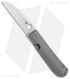 Spyderco SwayBack Frame Lock Knife (3.53" Stonewash XHP) C249TIP