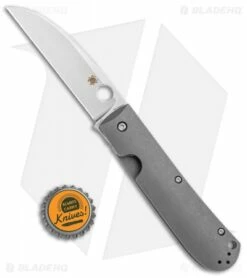 Spyderco SwayBack Frame Lock Knife (3.53" Stonewash XHP) C249TIP -Kershaw Sales Shop Spyderco SwayBack FL SW C249TIP BHQ 112404 jr bottlecap
