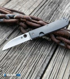 Spyderco SwayBack Frame Lock Knife (3.53" Stonewash XHP) C249TIP -Kershaw Sales Shop Spyderco SwayBack Frame Lock Knife Stonewash XHP C249TIP BHQ 112404 kp chain web