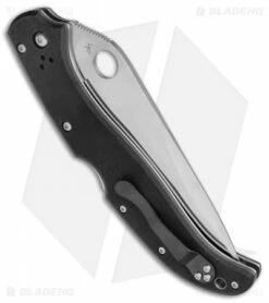 Spyderco Tatanka PowerLock Knife Black G-10 (5.06" Satin) C180GP 5 Spyderco Tatanka PowerLock Knife Black G-10 (5.06" Satin) C180GP -Kershaw Sales Shop Spyderco Tatanka PowerLock Black G 10 C180GP BHQ 20414 jr side 2
