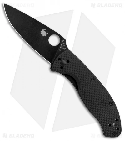 Spyderco Tenacious Folding Knife Carbon Fiber/G-10 (3.375" Black) C122CFBBKP 1 Spyderco Tenacious Folding Knife Carbon Fiber/G-10 (3.375" Black) C122CFBBKP