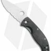 Spyderco Tenacious Folding Knife Carbon Fiber/G-10 (3.375" Satin Serr) C122CFPS
