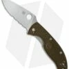 Spyderco Tenacious Lightweight Folding Knife OD Green FRN (3.4" Satin Serr)