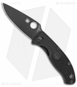 Spyderco Tenacious Lightweight Folding Knife FRN (3.375" Black) C122PBBK