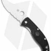 Spyderco Tenacious Lightweight Folding Knife FRN (3.375" Satin Serr) C122PSBK