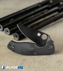 Spyderco Tenacious Lightweight Folding Knife FRN (3.375" Black) C122PBBK -Kershaw Sales Shop Spyderco Tenacious Lightweight Folding Knife FRN Black C122PBBK BHQ 106183 kp daisy web