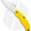Spyderco UK Pen Knife Salt Slip Joint Yellow FRN (2.9" Satin) C94PYL