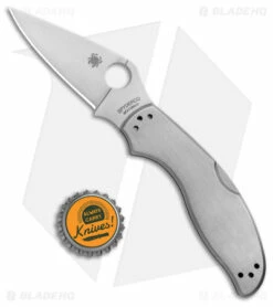 Spyderco UpTern Lock Back Knife Stainless Steel (2.9" Satin) 7 Spyderco UpTern Lock Back Knife Stainless Steel (2.9" Satin) -Kershaw Sales Shop Spyderco UpTern Lock Back SS Satin BHQ 145709 jr bottlecap