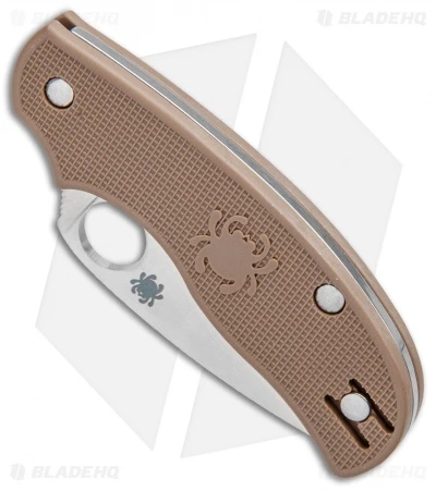 Spyderco Urban Lightweight Sprint Run Knife Brown FRN (2.56 Satin) C127PBN 2 Spyderco Urban Lightweight Sprint Run Knife Brown FRN (2.56 Satin) C127PBN - Image 2