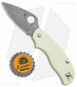 Spyderco Urban Slipit Knife Sprint Run Ivory G-10 (2.5" Damascus) C127GPIVD 7 Spyderco Urban Slipit Knife Sprint Run Ivory G-10 (2.5" Damascus) C127GPIVD -Kershaw Sales Shop Spyderco Urban Slipit Knife Sprint Run Ivory G 10 Damascus BHQ 139714 jr bottlecap