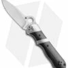 Spyderco Vallotton Lil' Sub-Hilt Dual-Action Automatic Knife (3.125" Satin)