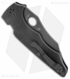 Spyderco YoJumbo Compression Lock Knife Black G-10 (4" Black) C253GPBBK -Kershaw Sales Shop Spyderco YoJumbo Compression Lock Black G 10 Black C253GPBBK BHQ 121041 jr side