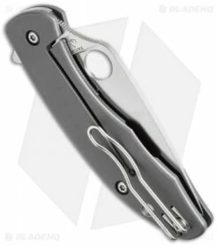 Spyderco Mantra Flipper Knife Titanium (3.16" Satin CPM-M4) C202TIP -Kershaw Sales Shop Spyderco c202tip mantra side cm