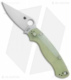 Spyderco M4 Paramilitary 2 Knife Natural G-10 (3.4" Satin) C81GM4P2 Exclusive