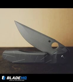 Spyderco Rassenti Nirvana Integral Frame Lock Knife (3.75" Stonewash) C199TIP -Kershaw Sales Shop Spyderco rassenti nirvana C199TIP BHQ 30367 dl