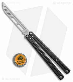 Squid Industries Krake Raken Butterfly Trainer V2.5 Black (4.4" SW) -Kershaw Sales Shop Squid Industries Krake Raken Butterfly Trainer V2.5 Black SW BHQ 177512 jr bottlecap