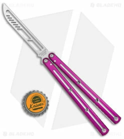 Squid Industries Krake Raken Butterfly Trainer V2.5 Inked Purple DT (4.4" SW) -Kershaw Sales Shop Squid Industries Krake Raken Butterfly Trainer V2.5 Purple DT SW BHQ 177951 jr bottlecap