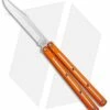 Squid Industries Krake Raken Bowie V2.5 Balisong Knife Dual-Tone Orange (4.5")