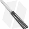 Squid Industries Krake Raken V2.5 Tanto Balisong Knife Dual-Tone (4.5" Satin)