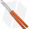 Squid Industries Mako V4.5 Bottle Opener Balisong Trainer Orange (4.3" SW)