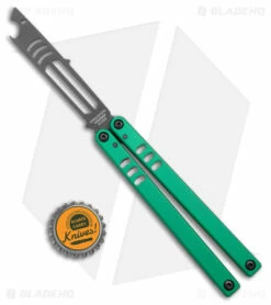 Squid Industries Mako V4.5 Bottle Opener Trainer Inked Green (4.3" Black) -Kershaw Sales Shop Squid Industries Mako V4.5 Bottle Opener Trainer Inked Green Black BHQ 177515 jr bottlecap