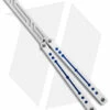 Squid Industries Nautilus Butterfly Balisong Trainer V2 Winter Blue(4.5" Satin)