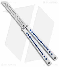 Squid Industries Nautilus Butterfly Balisong Trainer V2 Winter Blue(4.5" Satin)