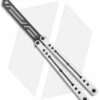 Squid Industries Nautilus Butterfly Balisong Trainer V2 Winter (2.5" Black)