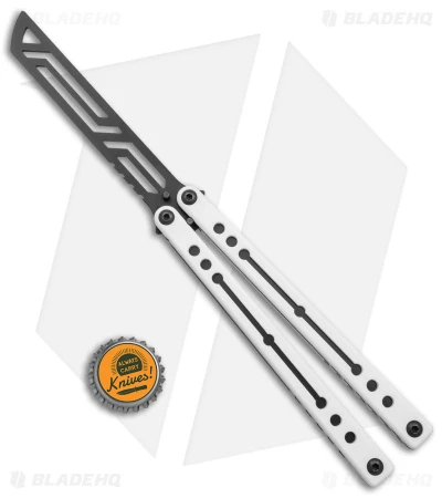 Squid Industries Nautilus Butterfly Balisong Trainer V2 Winter (2.5" Black) 4 Squid Industries Nautilus Butterfly Balisong Trainer V2 Winter (2.5" Black) - Image 4