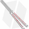 Squid Industries Nautilus Butterfly Balisong Trainer V2 Winter Red (2.5" Satin)