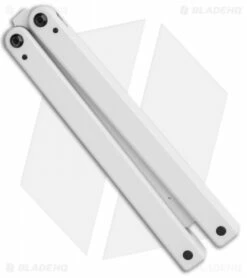 Squid Industries Squiddy Butterfly Balisong Trainer White PVC (4.3" White) -Kershaw Sales Shop Squid Industries Squiddy Butterfly Balisong Trainer White PVC 4.3 White BHQ 83793 LS Sie