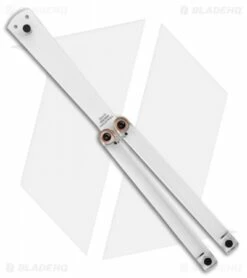 Squid Industries Squiddy-C Butterfly Balisong Trainer Clear PVC (4.5" Clear)