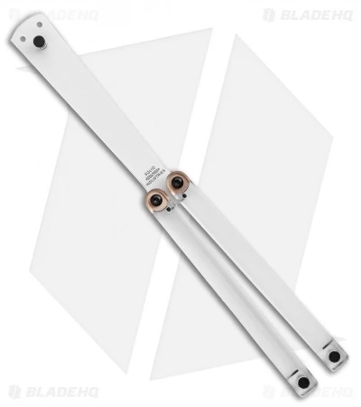 Squid Industries Squiddy-C Butterfly Balisong Trainer Clear PVC (4.5" Clear) 1 Squid Industries Squiddy-C Butterfly Balisong Trainer Clear PVC (4.5" Clear)